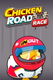 Chicken Road Race, okładka gry z kategorii kasyno na żywo i gry crash