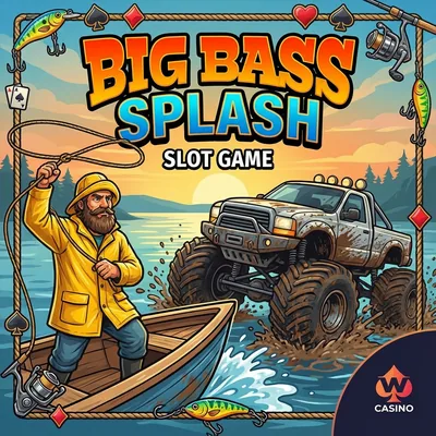 Big Bass Splash, okładka gry z kategorii automaty