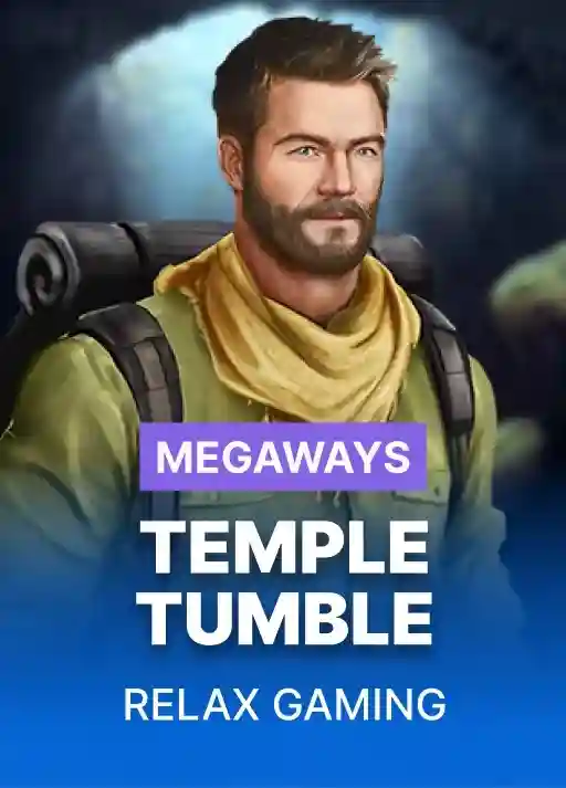 Temple Tumble Megaways, okładka gry z kategorii automaty